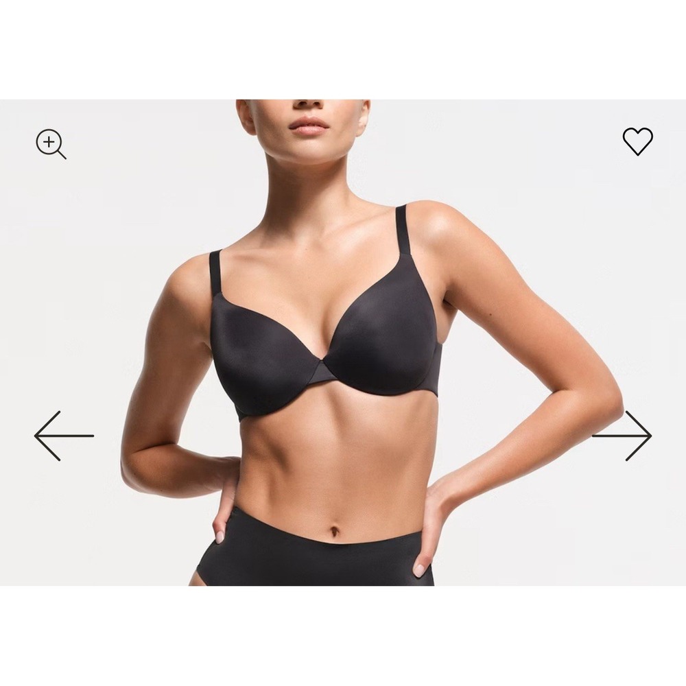 Skims Smoothing Intimates‎ Full Coverage Lightly Lined Bra Onyx Size 32D NWT